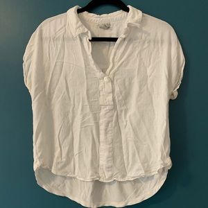 a new day white button up popover